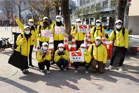「第10回大阪マラソン」にボランティア参加しました